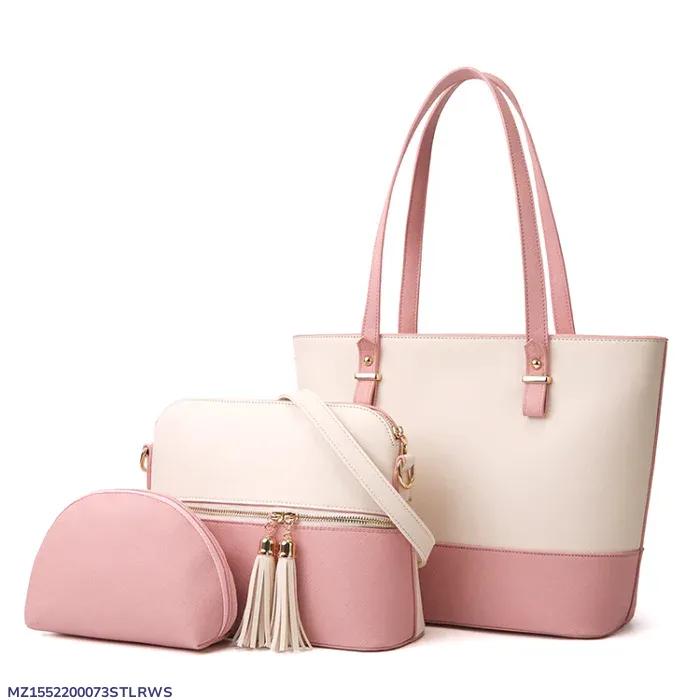Stylish Girl's Rexine hand bag set